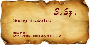 Suchy Szabolcs névjegykártya